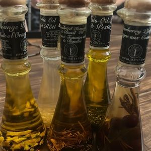 Gourmet Oils for Cooking,  Set of 6 with Stand